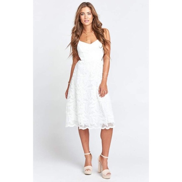 Show Me Your MuMu Dresses & Skirts - 💥2/$50! SMYM Claire Cutout Dress - White Lace